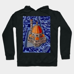 San Lorenzo Florence Italy Illustration Hoodie